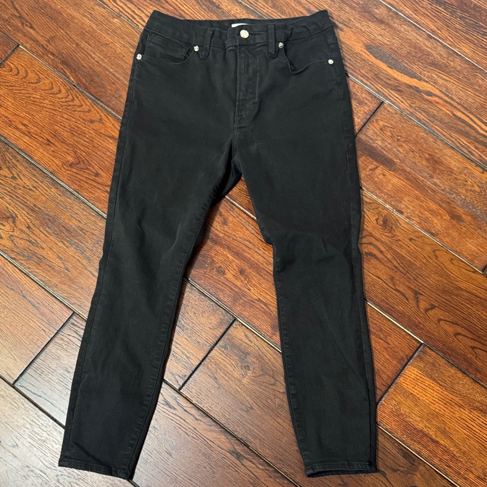 Good American Good Legs Skinny Jeans in Black - Women's Size 12 / 31
